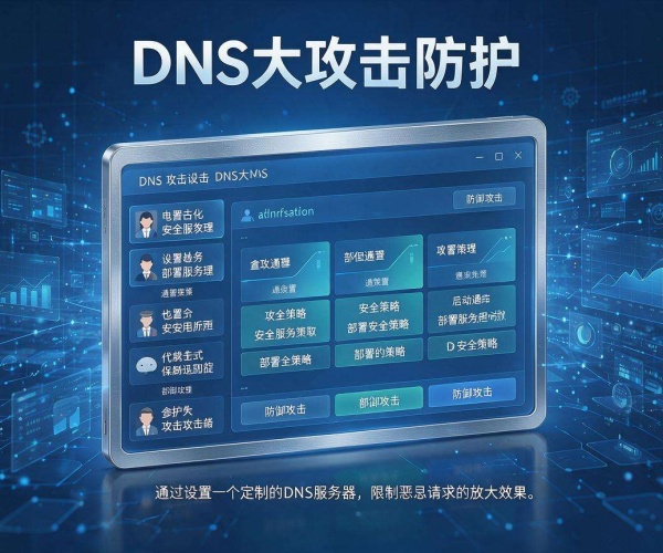 DNS放大攻击防护：核心原理与落地执行策略详解