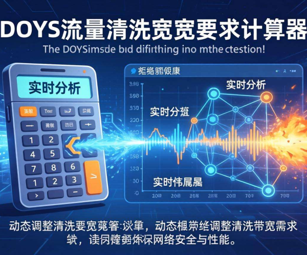 DDoS流量清洗带宽要求计算器：精准计算保障网络安全
