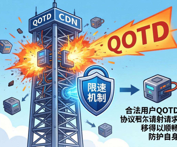 高防CDN防御QOTD反射攻击：是否支持QOTD协议限速探究