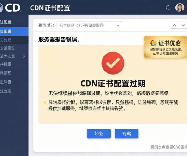 CDN证书配置过期应对策略：这样做让网站恢复安全畅通