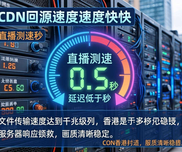 香港CDN回源速度大揭秘！直播测速见分晓