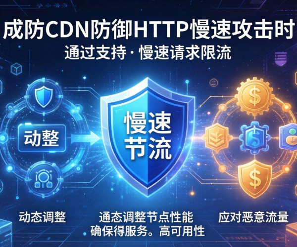 高防CDN防御HTTP慢速攻击时是否支持慢速请求限流