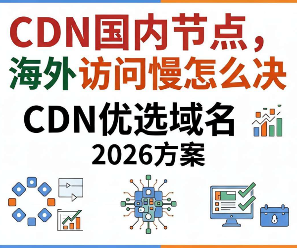 解决CDN国内节点海外访问慢,2026优选域名方案来助力