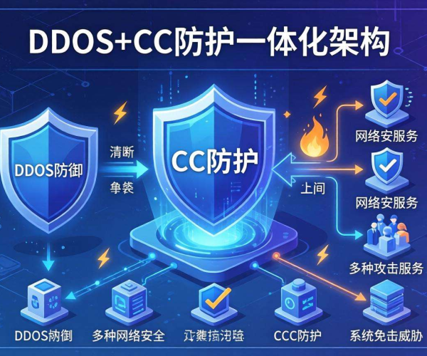 DDoS与CC防护一体化架构图：构建安全稳固网络防线
