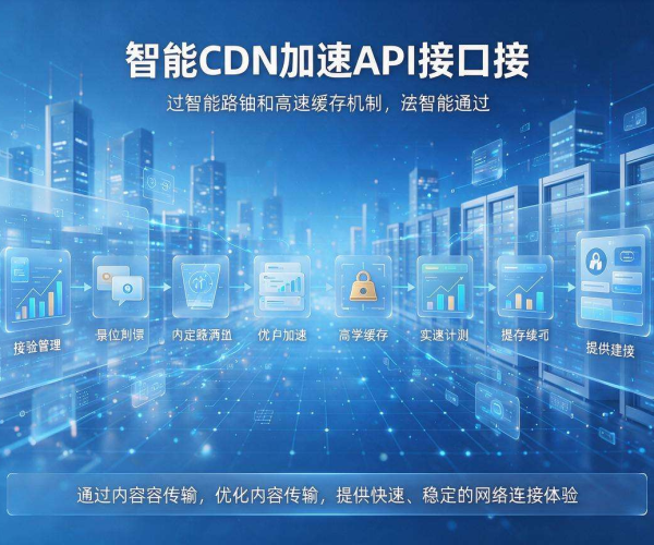 香港CDN加速API接口 赋能跨境业务低延时稳定访问