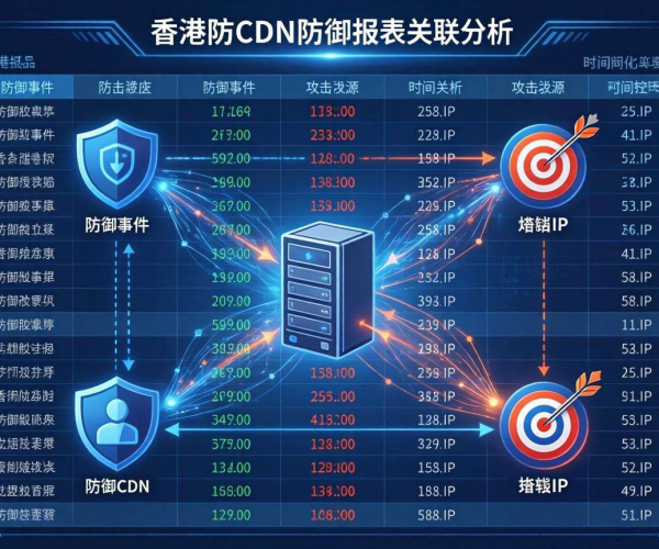 香港高防CDN防御报表：是否支持关联分析引关注