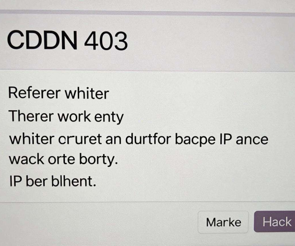 CDN 403错误：是Referer白名单过严还是IP被拉黑？