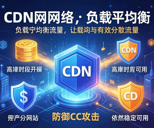 CDN能否防CC攻击？结论与负载均衡的关联解析