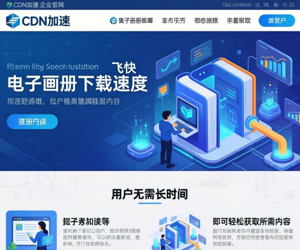 企业官网CDN加速，电子画册下载速度究竟有多快？