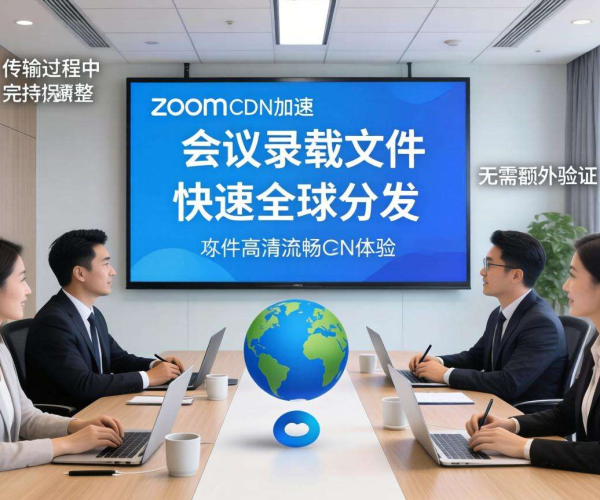 海外免备案CDN助力，显著提升Zoom会议录制文件加速效果
