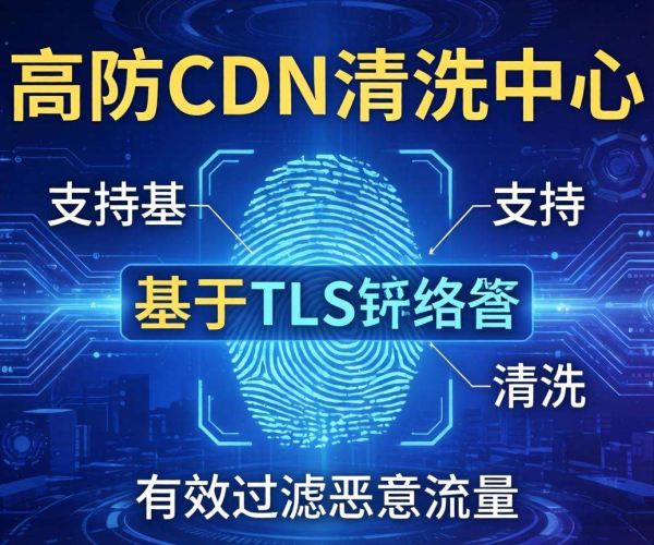 香港高防CDN清洗中心：是否支持按TLS指纹清洗？