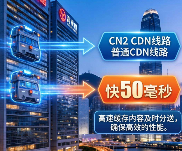 香港CN2 CDN线路晚高峰对比普通CDN快多少毫秒测试结果揭晓
