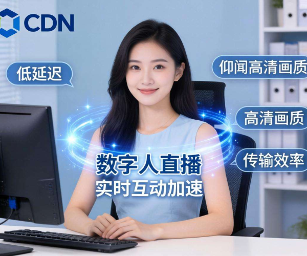 亚太CDN助力数字人直播，实现实时互动加速