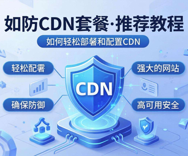 高防CDN套餐推荐教程：选对套餐，为网站安全与速度保驾护航