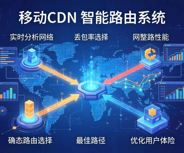 移动屏蔽CDN的智能路由是否支持按实时丢包率优先级选路