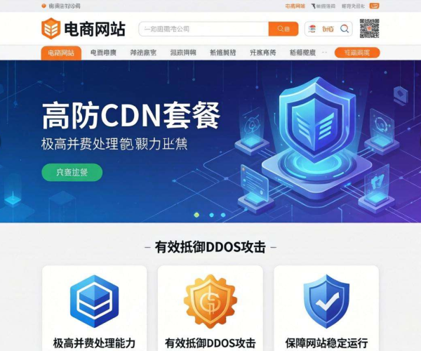 高防CDN套餐推荐：精准匹配行业场景，为业务安全保驾护航
