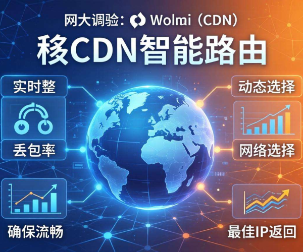 移动屏蔽CDN的智能路由能否按实时丢包率返回IP