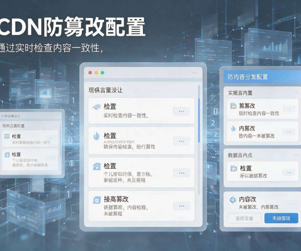 CDN防篡改配置：保障内容安全，筑牢网络防护屏障