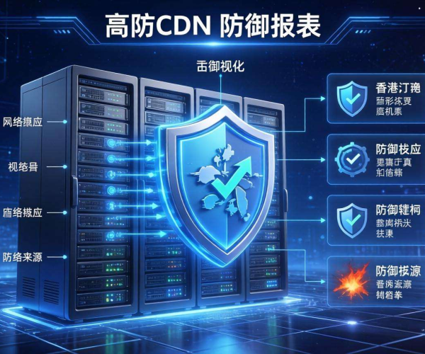 香港高防CDN防御报表：是否支持3D可视化成关注焦点