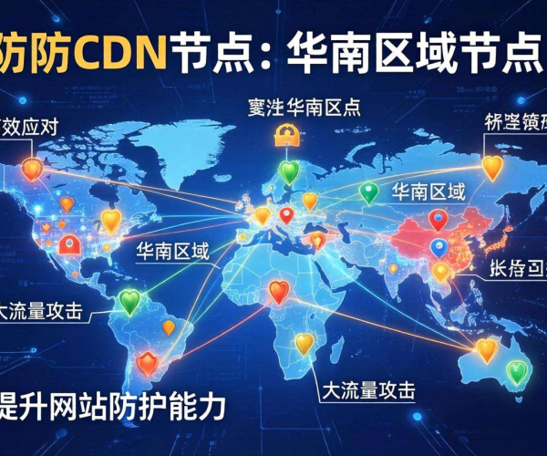 高防CDN华南区域节点分布：筑牢网络安全防线，助力业务高效运行