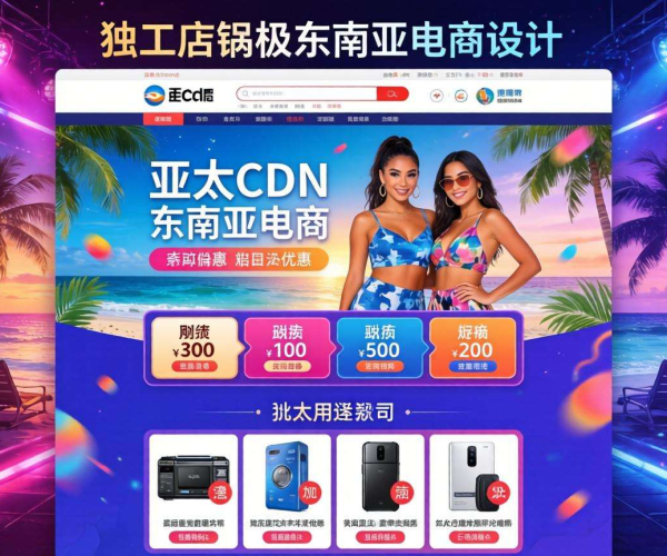 亚太CDN加持，东南亚电商独立站模板助力打造优质线上商城