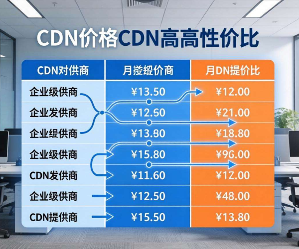 企业级CDN价格大比拼：哪家性价比更高？