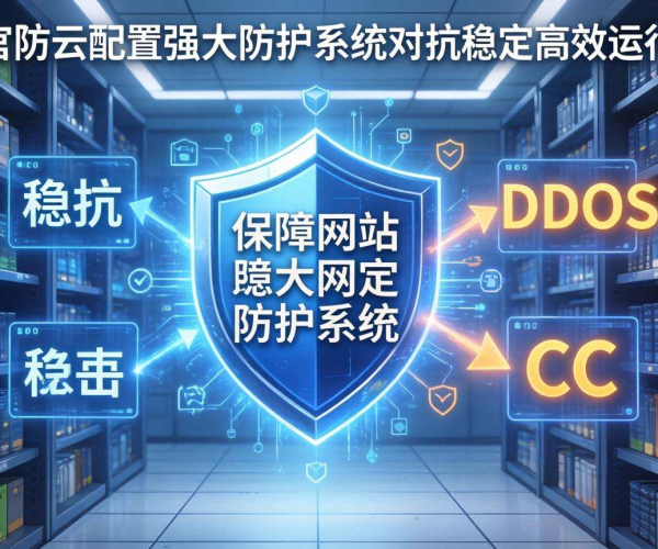 DDoS与CC同时防护，高防云配置为网络安全保驾护航