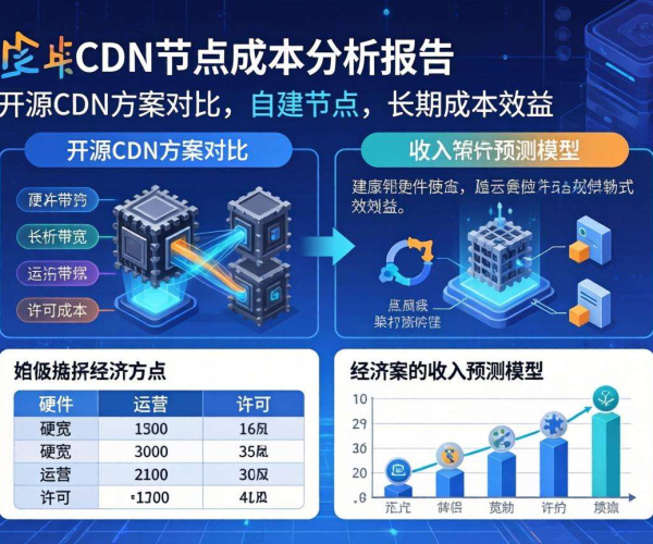 2026开源CDN方案：自建CDN节点可行性与成本分析报告