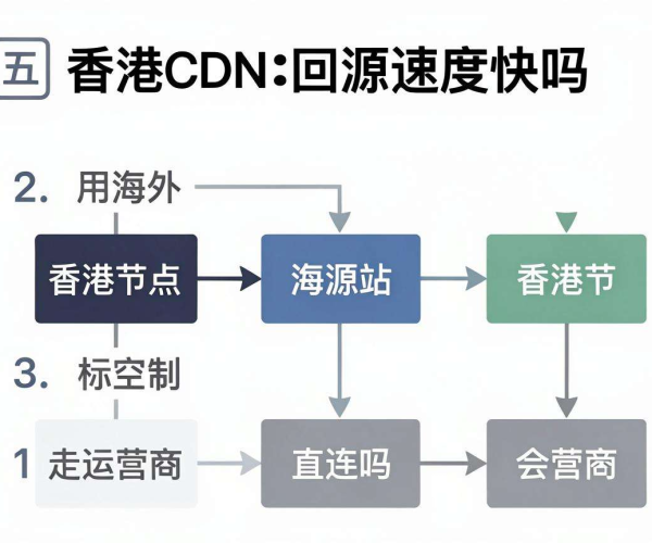 香港CDN回源速度几何？海外源站香港节点是否走运营商直连？