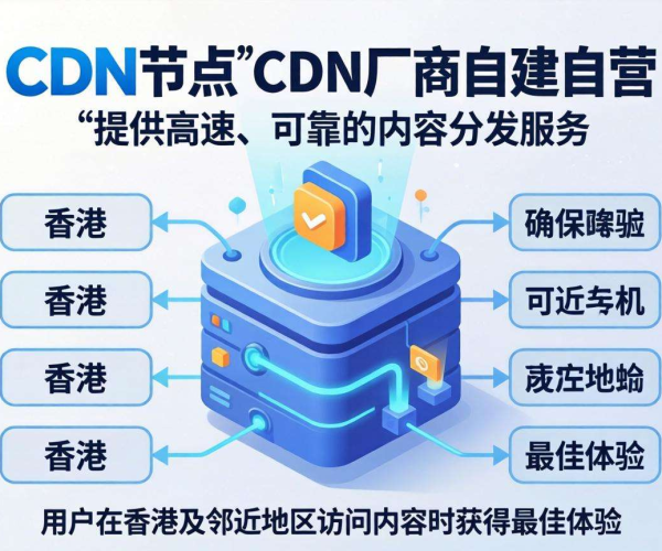 香港CDN节点：哪些是CDN厂商自建自营的？