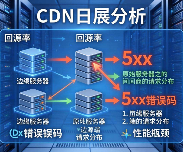 CDN日志分析：聚焦回源率与5xx错误码分布情况