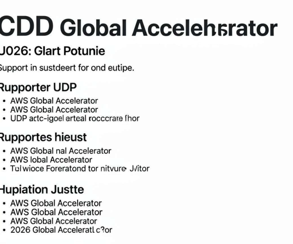 CDN能否加速UDP？AWS Global Accelerator 2026文档支持情况列表