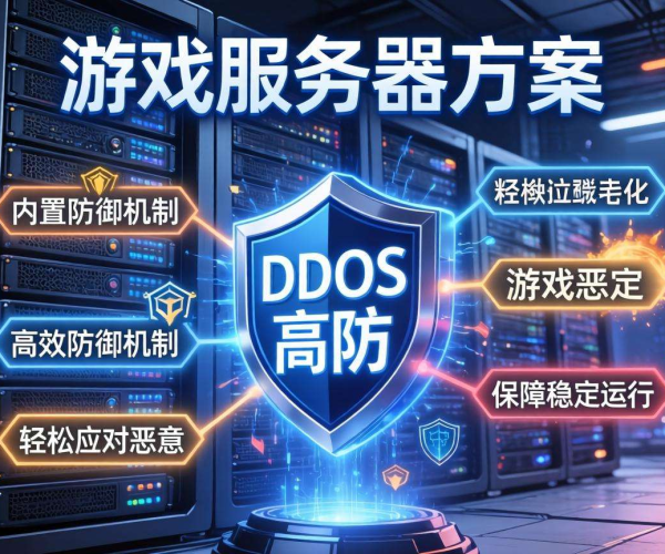 2026年不超预算选DDoS高防游戏服务器方案攻略