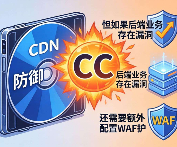 CDN能否防CC攻击？后端业务是否还需额外添加WAF？