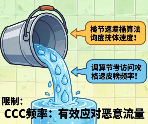 CC攻击访问频率限制算法：漏桶实现方案解析