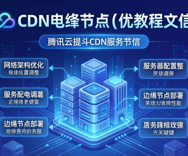 腾讯云CDN边缘节点调优教程:从原理到实操全解析