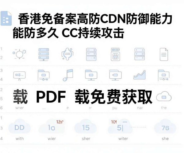 香港免备案高防CDN防御CC持续攻击报表下载PDF免费获取