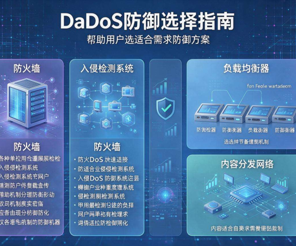 DDoS防御选型实用指南 选对防护方案不踩坑