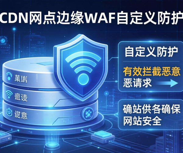 国内免备案CDN节点：是否支持边缘WAF自定义防护？