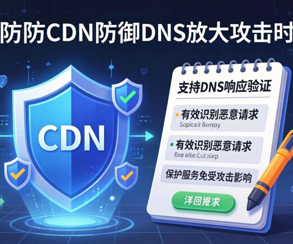 高防CDN防御DNS放大攻击时是否支持DNS响应验证
