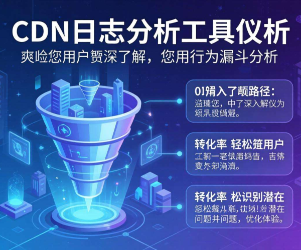 免备案CDN日志分析：能否支持用户行为漏斗分析探究
