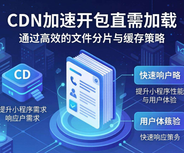 小程序CDN加速与分包按需加载：提升性能的高效解决方案