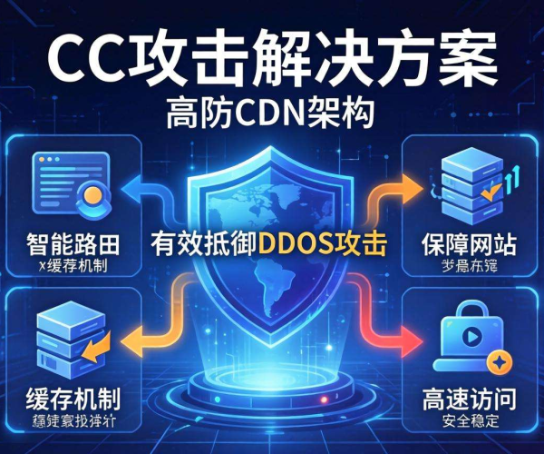 CC攻击解决方案：高防CDN自定义开启网站安全防护新境界