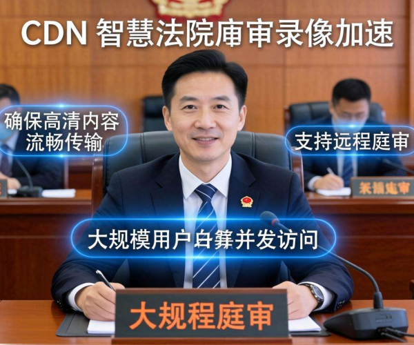 亚太CDN：为智慧法院庭审录像加速，打造高效司法视听体验