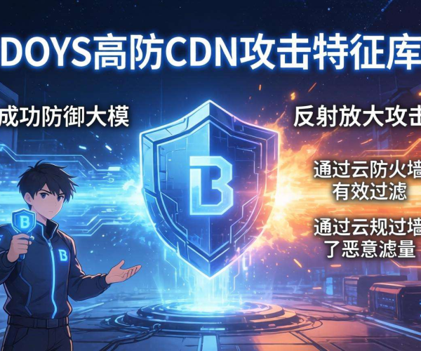 DDoS高防CDN攻击特征库更新，提升网络安全防护能力