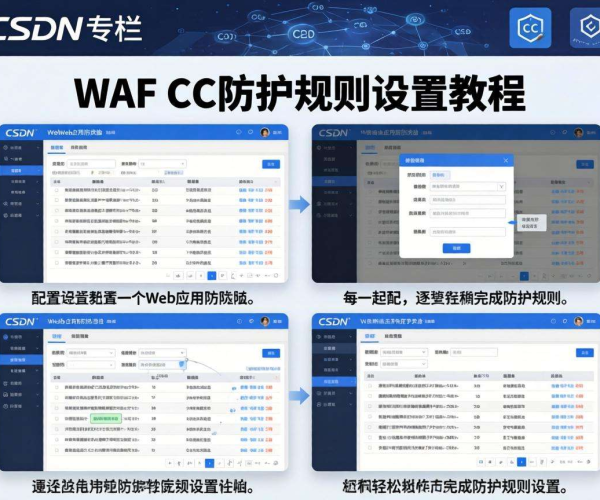 WAF CC防护规则设置截图教程:分步走助你掌握CSDN专栏技巧