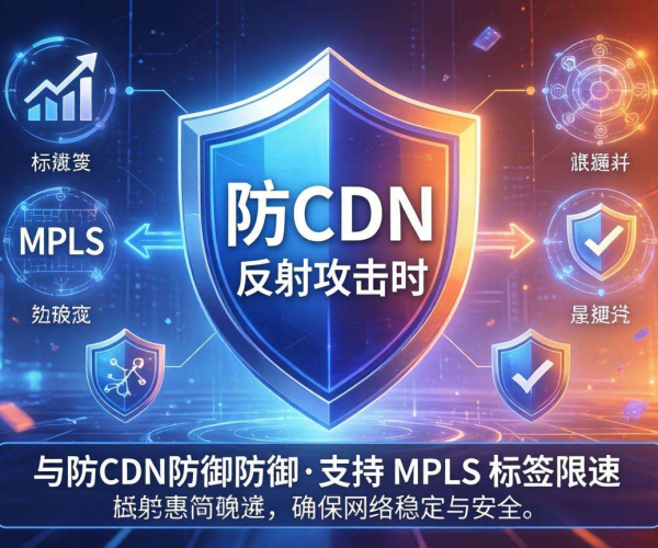 高防CDN防御MPLS反射攻击：是否支持MPLS标签限速探究