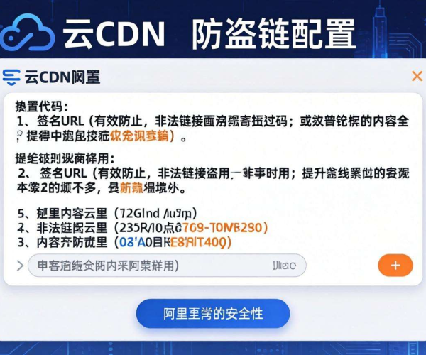 阿里云CDN：CDN URL签名防盗链配置代码复制详细解析