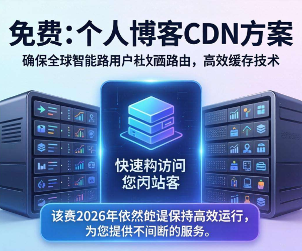 2026年个人博客CDN免费方案推荐，哪个最稳定不跑路？