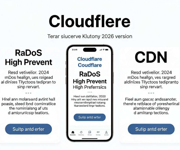 DDoS高防与CDN区别：一张图让你秒懂，收藏手机版Cloudflare博客2026版